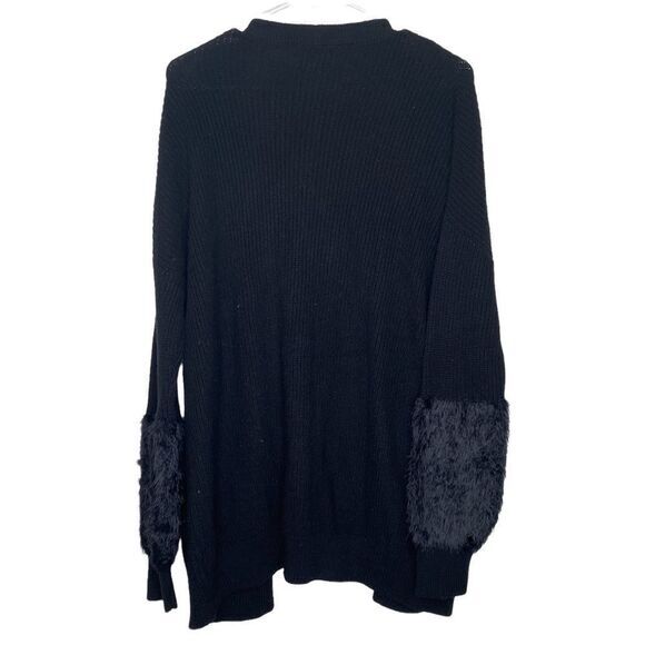 Free Press Black open front cardigan‎ size:XS - Picture 3 of 6